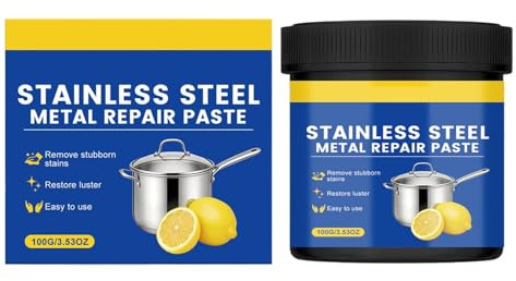 Rostfritt Stål Reparationsmedel 100 g Polerande Återställningspasta | Pasta För Reparation Av För Kylskåp Kombinationsugn Husvagn Sovrum Restaurang