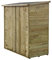 Abri Jardin Bois adossable Lipki - 1.79 x 0.9 x 1.78/1.87 m - 1.61 m² - 12 mm - avec Plancher