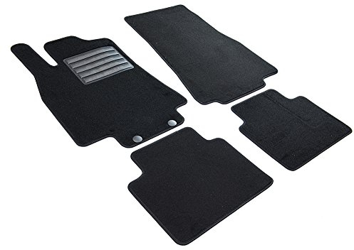 MDM SP-1978 Fußmatten Velours Autoteppich passend für Mercedes Klasse B (W245) 06.2005>2011