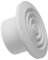 Ø 80mm Rotonda Griglia di Ventilazione a Soffitto con Zanzariera - Plastica ABS Bianca