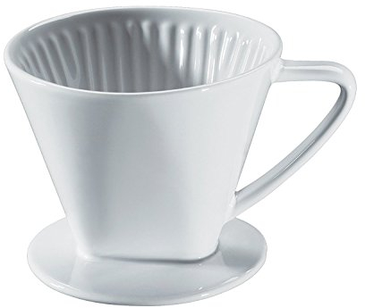 Cilio - Kaffeefilter weiß - Porzellan - Größe 2