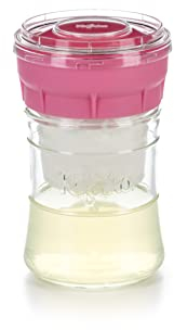 KEFIRKO Cheese Maker - El Set Ideal para Preparar Queso de Kéfir en Casa | Pack Cheesemaker + Librito de Recetas Descargable en PDF | 848 ml | BPA Free | Rosa