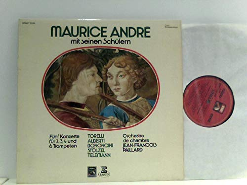 Mit Seinen Schülern* , Torelli*, Alberti*, Bononcini*, Stölzel*, Telemann*, Orchestre De Chambre Jean-Francois Paillard* – Fünf Konzerte Für 2,3,4 Und 6 Trompeten