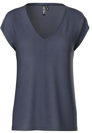 PIECES Female T-Shirt mit V-Ausschnitt PCKAMALA | v-neck t-shirt