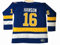villa Hanson Brothers Hockeytrikot 16 Charlestown Chiefs 17 Jeff Slap Shot 18 Movie Hockeytrikot Blau Weiß S-3XL, 16 Blau, X-Groß
