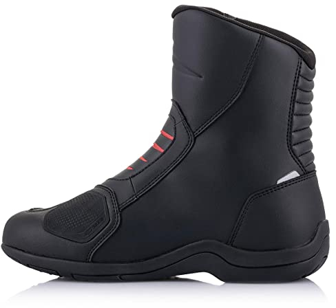 Alpinestars 2441821-10-46, Stivali Moto Uomo, Black Red, 46 EU