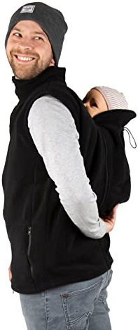 Viva la Mama - Baby Trageweste für Männer aus warmem Fleece - FJONN