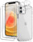 YIRSUR Funda Compatible con iPhone 12 Mini, con 2 Protector de Pantalla+ 2 Protector de Lente de cámara, PC Dura y Silicona TPU, Carcasa Resistente a los Golpes - Transparente