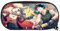 Federmäppchen-ZHUYAO Federmäppchen Bleistifttasche Mäppchen Mädchen Junge Teenager Federmäppchen Schulmäppchen für Studenten Schreibtisch & Büro Organisation, Rot