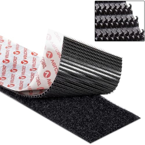 VELCRO® Marca PS51/PS52 ULTRAMATE® Industrial Strength Velcro Heavy Duty autoadesivo Velcro Tape 20 mm 2 cm di larghezza (25 m) | Multipli inviati come lunghezza continua