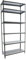 Simon Rack Simonclick Metallregale, 2500 x 800 x 500 mm, 6 Metallböden, 180 kg Biegepunkt, Lagerregale, Anthrazit/Galve
