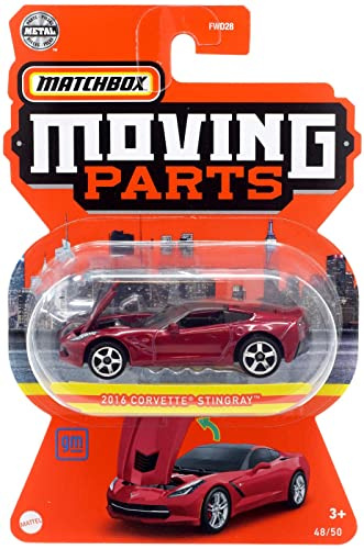 Hot Wheels Matchbox 2016 Corvette Stingray, Moving Parts 48/50