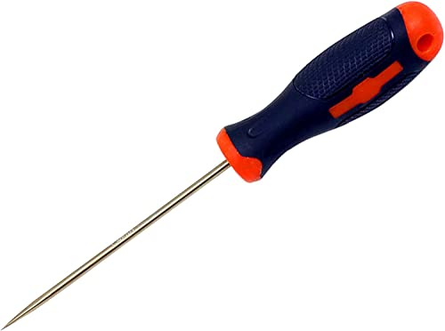 WEDO Ahle werkzeug, Vorstecher, Scratch Awl Tool zum Nähen, Kratzholz, Leder, Stanz, Buchbindung, DIN Standard, BAM,FM Zertifikat, Aluminiumbronze, 3mm Durchmesser, 100mm Klingenlänge