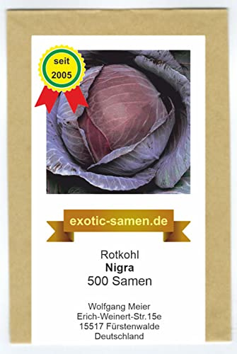 Rotkohl – Nigra – mittelfrühe Sorte – feste rote Köpfe – 500 Samen