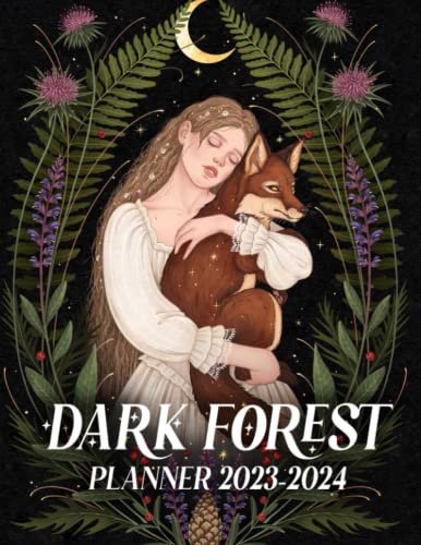 Dark Forest Monthly Planner 2023 - 2024: Dark Forest Weekly And Monthly Planner, Daily Large Planner 2023-2024, Christmas Gifts For Men Women Dad Mom, Student Teacher Planner