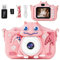 OSDUE Kinderkamera, 2.0”Display Digitalkamera Kinder, 1080P HD Eingebaute 32GB SD-Karte Selfie Digitalkamera, Kids Video Camcorder, für 3-12 Jahre Alter Kinder Spielzeug (Rosa)