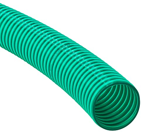AWM Saugschlauch *GRÜN - Meterware - PVC Spiralschlauch Förderschlauch Pumpen Druckschlauch Made in Germany (45 mm)