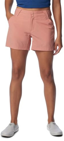 Columbia Damen Coral Point III Wander-Shorts, Sandelholz-Pink, 14 Long