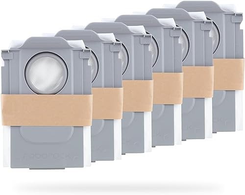 roborock Original Staubsaugerbeutel für Qrevo/Qrevo S/Qrevo Pro/Qrevo Master/Qrevo Slim/Qrevo Curv/S8 MaxV Ultra Saugroboter (6 Stück)
