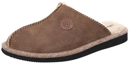 Rohde Herren Pantoffel Hausschuh Doubleface Lammfell Sondrio 7126