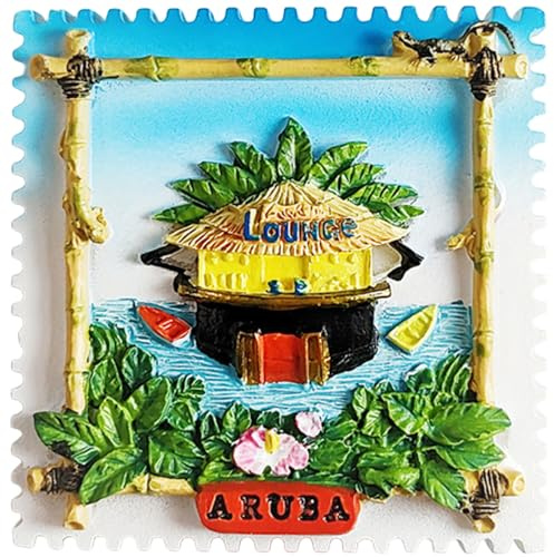 Kühlschrankmagnet Aruba Niederlande 3D Reise Souvenir Kühlschrank Dekoration Magnet Aufkleber Handwerk Kollektion
