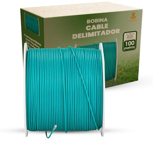 Snadi - Cable Delimitador para Robots Cortacésped | 100 Metros | Compatibilidad Universal con Todas Las Marcas | Ø 2,7 mm | Robusto y Duradero | Fácil Instalación | Óptima Conductividad