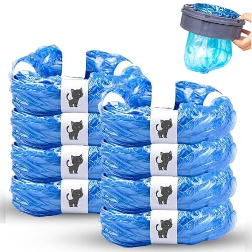 8-Pack Nappy Bin Refill Bags | Diaper Refill Liners | Fits AngelCare, Sangenic Tec, Simplee Sangenic, Twist & Click and all Others | Baby Diaper Pail Liner Hold 320 Diapers