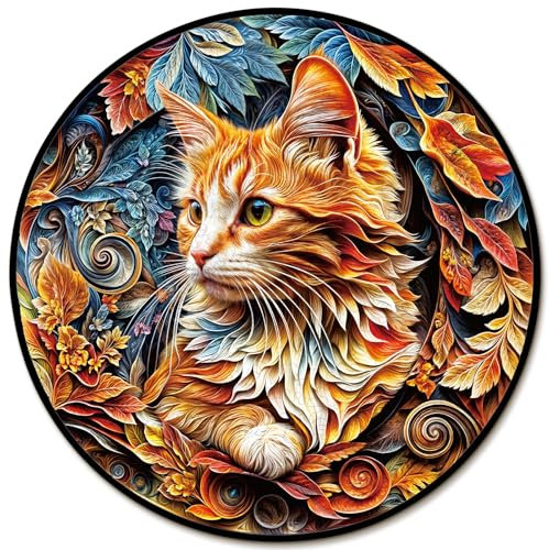 KAAYEE Puzzle en Bois Animaux pour Adultes avec Boîte-Cadeau en Forme d'Animaux