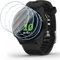 Vauki 4 Pezzi Vetro Temperato per Garmin Forerunner 55/45/45S/245, Durezza 9H Pellicola Protettiva, Antigraffio Senza Bolle Ultra HD Chiaro Installazione Facile Sensibile al tocco Vetrino Protezione