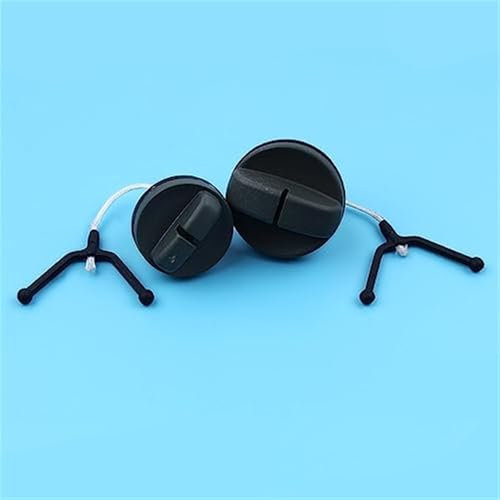 DEMULAX Tapón de tapa de tanque de combustible de gasolina con tapa de llenado de aceite, for Husqvarna, 268 61 266 272 66 reemplazo de motosierra 501 431 402,501 626 602 Tapa del tanque de combustibl