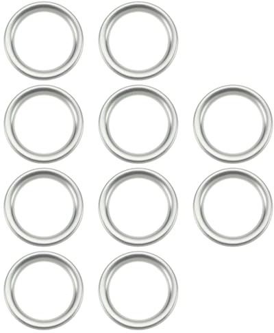 SG Store 10 piezas Juntas de tapón de drenaje de aceite 14x19x2mm Arandelas de tapón de drenaje de aceite Pieza de repuesto 09168-14004-000 Compatible con Suzuki Silver