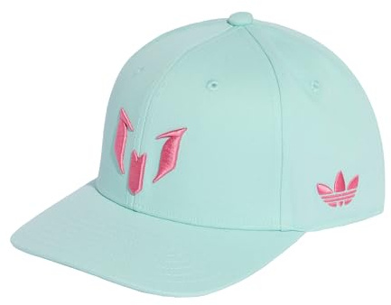 adidas Unisex Lionel Messi Snapback Cap, semi Flash Aqua/pink Fusion, XS-S