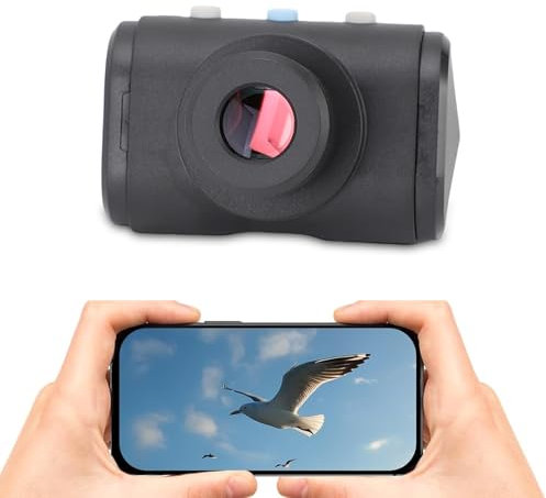 Plyisty WiFi Electronic Eyepiece, 1080P Video Recording, 2MP Camera, with Adapters for 1.25/0.965in Telescope A 23.2in Microscope, for Astrophotography, Bird Watching