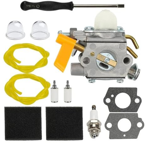 UYTGFO Convient for débroussailleuse Ryobi Homelite 25cc et 30cc, carburateur C1U-H60 avec kit de mise au point et filtre à air
