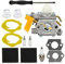 UYTGFO Convient for débroussailleuse Ryobi Homelite 25cc et 30cc, carburateur C1U-H60 avec kit de mise au point et filtre à air
