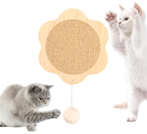 Katzenmatte, Kratzteppich, hängbare Kratzunterlage für Möbelschutz, interaktives Kätzchen-Spielzeug, Sofa, Couch, Boden, Krallentrainingsteppich, Spielzeit, rutschfest, aktive Katzen
