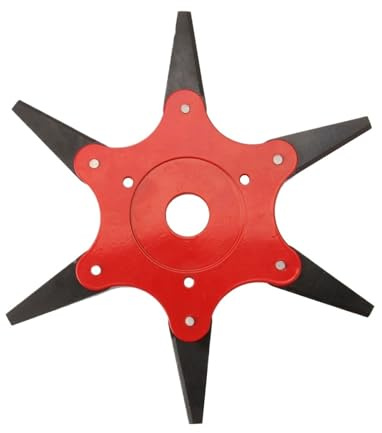 Lame de tondeuse à gazon à 6 dents, accessoires de coupe, tête en carbure de désherbage, tête tranchante for utilisation de Machine à gazon