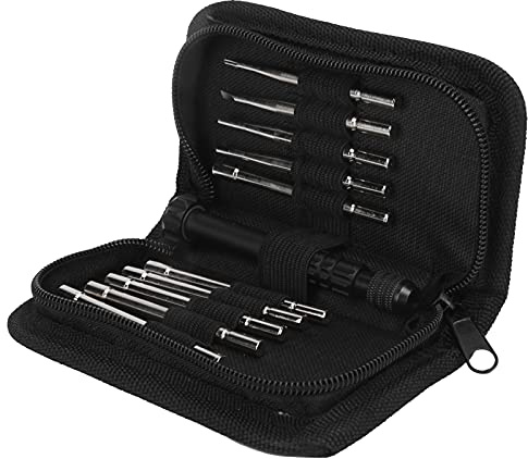 DAN&DRE 10PCS Carburetor Adjustment Tool Kit Carb Tuning Carb Adjuster Wrench Jet Tool for 2 Cycle Small Engine with 21 Teeth 7 Teeth Splined Double D in Storage Case