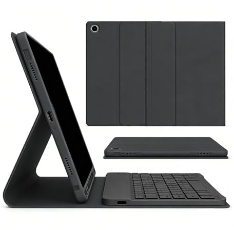 Tablet Case with Keyboard Backlit Keypad Shell