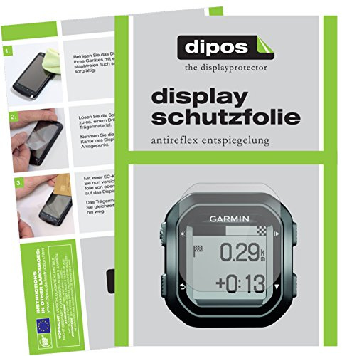 dipos I 6x Screen Protector matte compatible with Garmin Edge 25 Protection Films