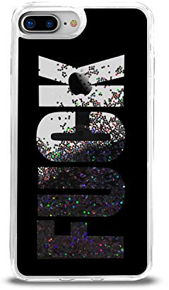 Aqua FCK Schutzhülle für Apple iPhone 6/6S/7/8 Plus, Schwarz