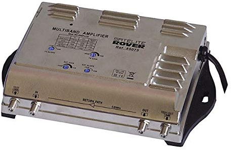 Amplificador de Línea TDT/Sat 1Entrada/1Salida 40dB RS-600 de Satélite Rover