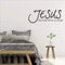 Jesus Name Über Alle Namen Zitieren Wandtattoo Vinyl Bibel Religiösen Vers Beten Buchstaben Wandtattoo Dekoration Wandbild Kunst 56X20 Cm