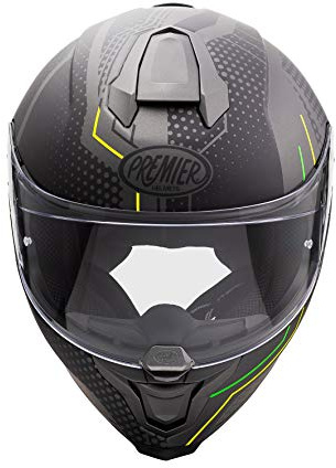 PREMIER CASCO HYPER BP 6 BM,NERO/GIALLO/VERDE,XL