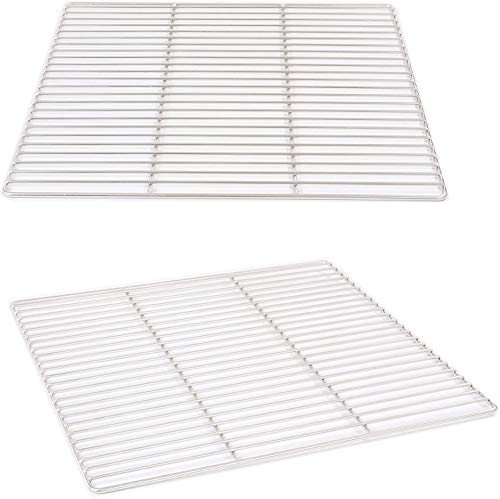 Grillrost 35 x 35 cm aus Edelstahl rostfrei und elektropoliert