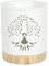 Brûleur d’huile/cire avec découpe en forme d’arbre de vie - Blanc