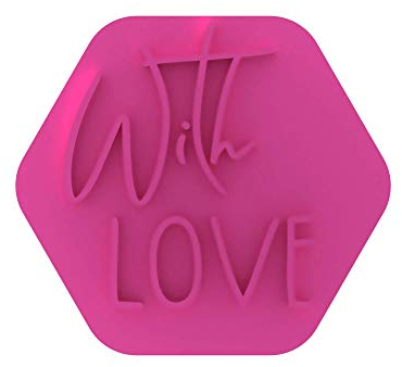 LissieLou Keksstempel 'With Love', Hellrosa, 1 Stück