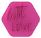 LissieLou Keksstempel 'With Love', Hellrosa, 1 Stück