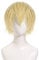Kurze blond Perücke Fluffy glattes Haar Unisexabendkleid-Partei-Perücken Kostüm Halloween