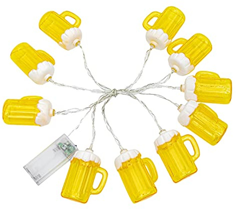 BAULMD Bier Lichterkette USB Flaschenlichter, Strombetrieben Lichterketten 8 Modi Dimmbare Wasserdichte Lichterkette, für Schlafzimmer, Bar, Party, Innenbereich, Weihnachten, Hochzeit